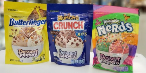 New Dessert Toppers Candy Available at Walmart (Nerds, Butterfinger & Buncha Crunch)