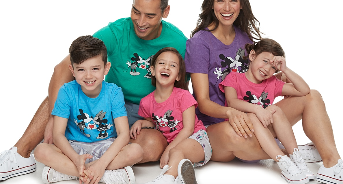 kohls family disney shirts