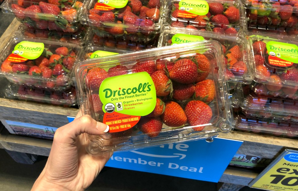 Driscoll's strawberries at Whole Foods