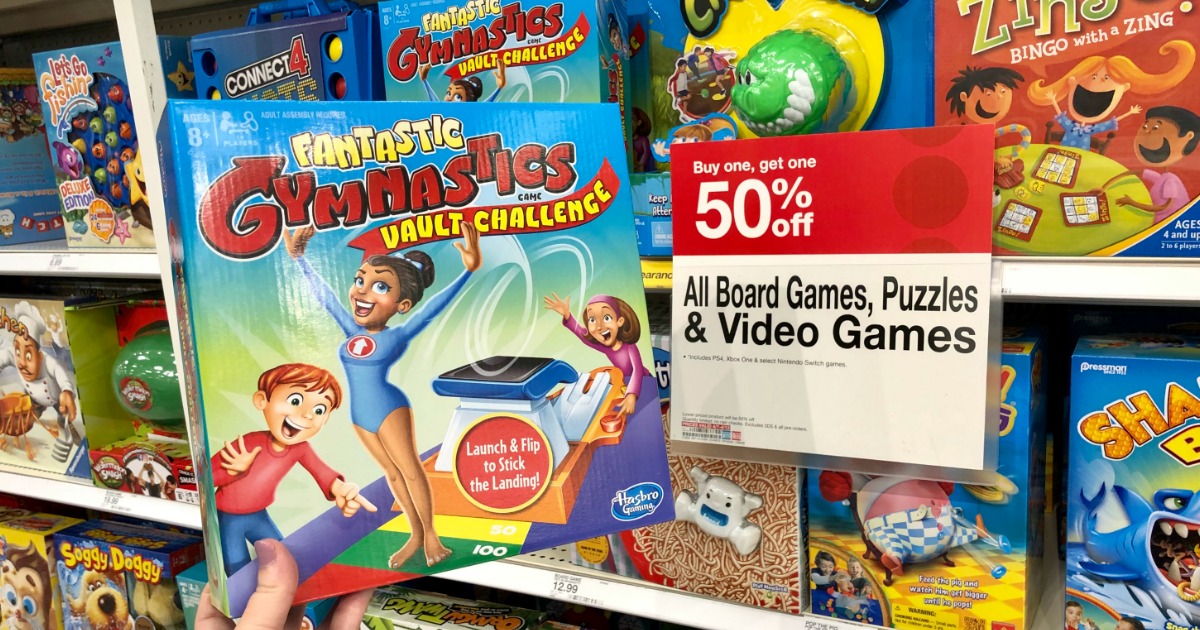 target buy one get one 50 off video games