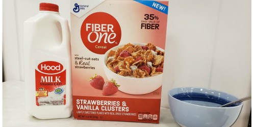 New $1/1 Fiber One Strawberries & Vanilla Clusters Cereal Coupon