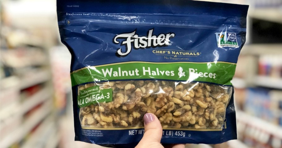 Fisher Walnut Halves & Pieces 16oz Bag Only $4.48 Shipped on Amazon