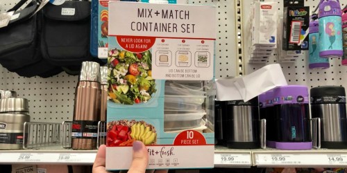 Fit + Fresh Mix + Match Container Set Only $7.49 at Target