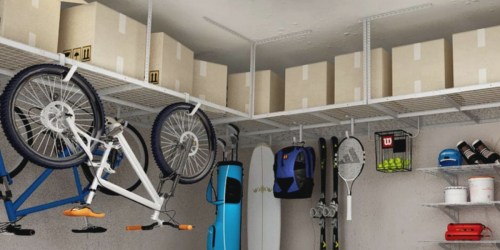 Amazon: Ceiling Mounted Garage Storage Rack Just $125.99 Shipped (Regularly $180) & More