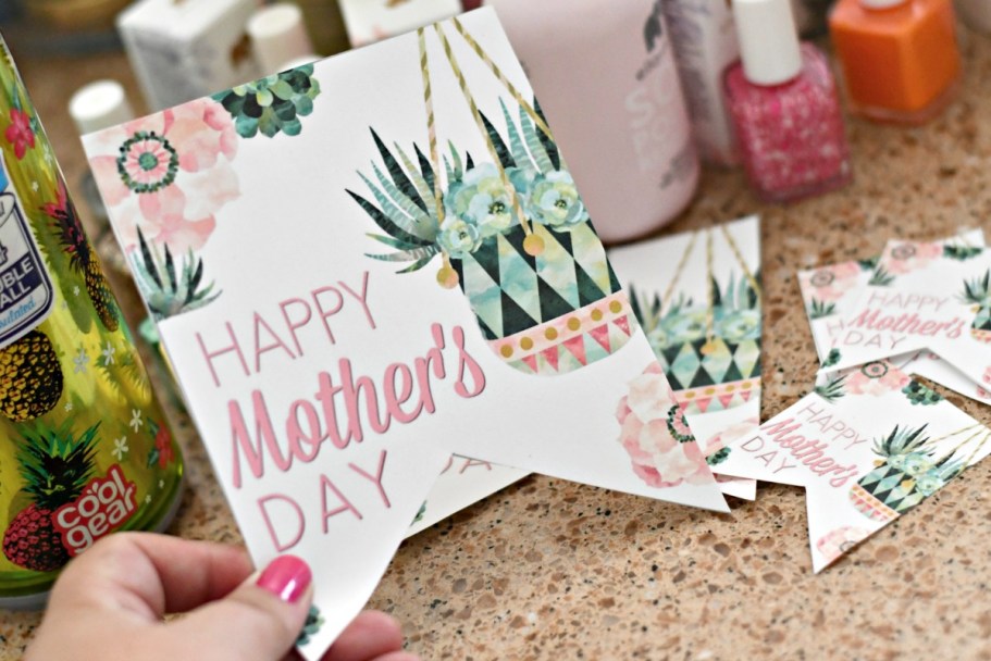 Free Mother's Day Printables + DIY Jar Gift Ideas for Mom