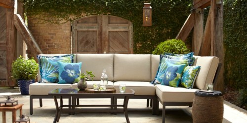 Garden Treasures Sectional Patio Set w/ Cushions Only $398 at Lowe’s (Regularly $698)