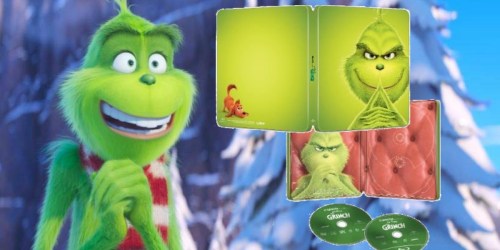 BestBuy.com: The Grinch Blu-Ray Combo Pack Steelbook Only $11.99 (Regularly $28)