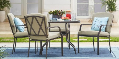 Hampton Bay Bradley 5-Piece Outdoor Dining Set w/ Cushions Only $129 at Home Depot