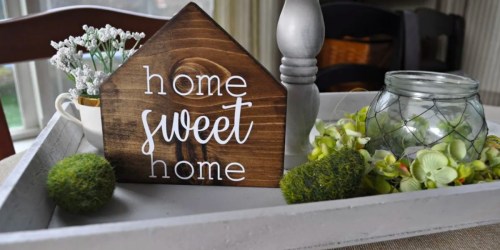 Wood Home Signs as Low as $9 Shipped