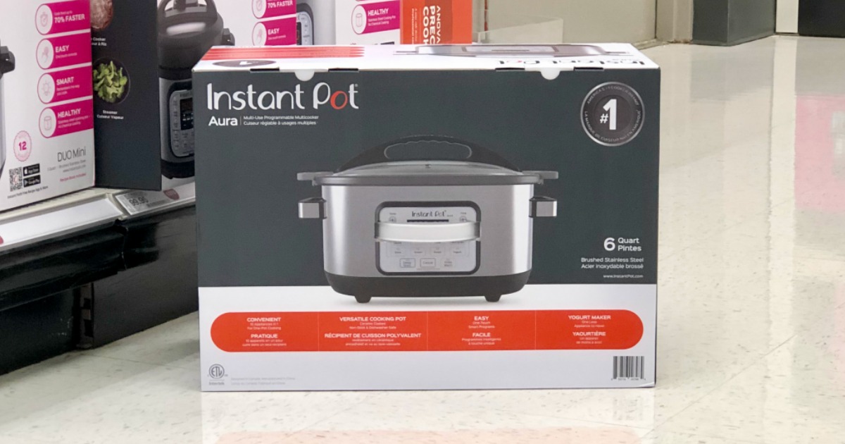 Instant Pot Aura 6Quart Multicooker Only 76.97 at Target (Regularly 130)