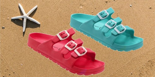 Jessica Carlyle Triple-Strap Sandals Only $5.99 (Regularly $25)