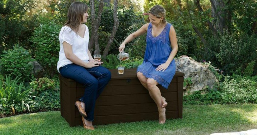 Keter 120Gallon Resin Deck Box Only 99.88 at Home Depot
