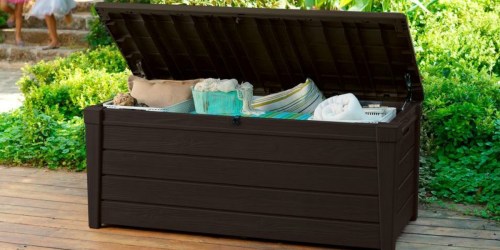 Keter 120-Gallon Resin Deck Box Only $99.88 at Home Depot