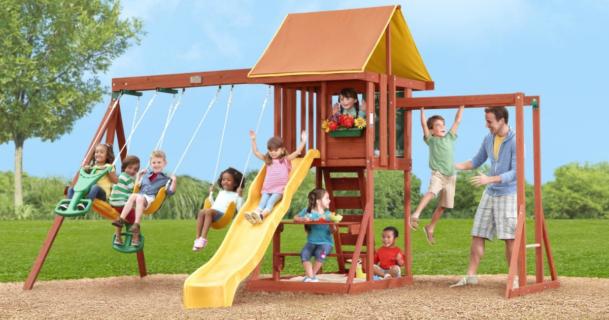 KidKraft Cedarbrook Wood Playset Only 274 94 Shipped Regularly 650   KidKraft Playset 