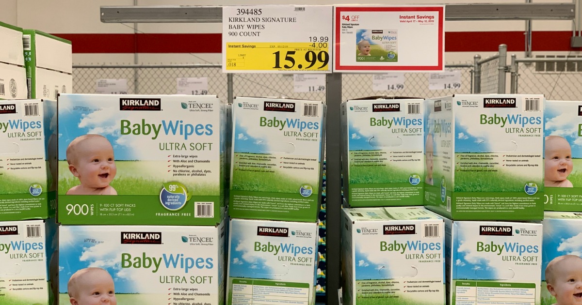 Free Shipping! Kirkland Signature Baby Wipes 900-count Fresh! Best Price! 