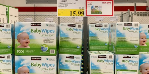 HUGE Kirkland Signature Fragrance-Free Baby Wipes Box ONLY $15.99 For Costco Members