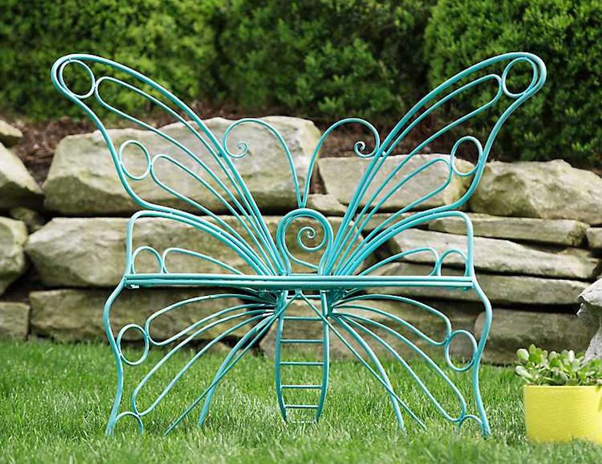 butterfly metal patio chair