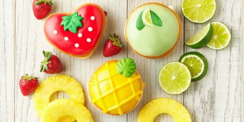 Krispy Kreme Limited Edition Fruit-Inspired Doughnuts Available Soon (Lemon Glaze, Strawberry & More )