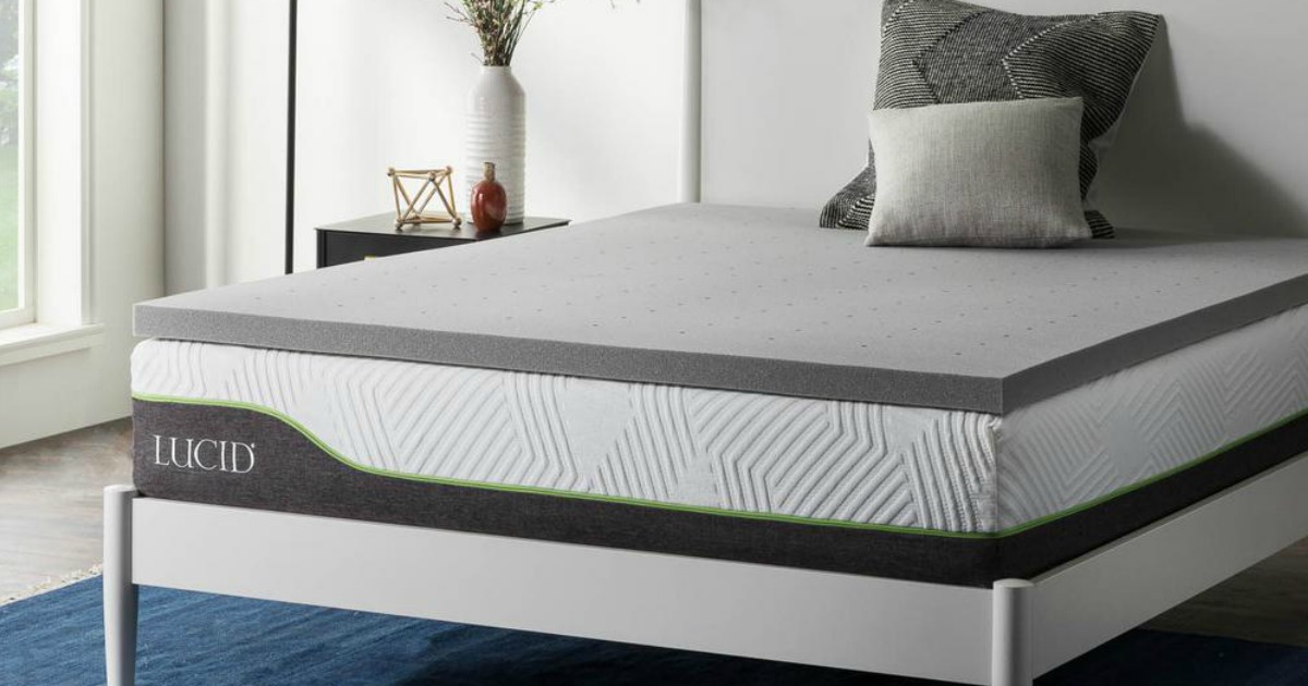 lucid 2 inch foam mattress