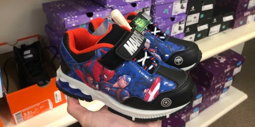 Up to 50% Savings on Kids Superhero Sneakers at JCPenney (Avengers, Wonder Woman, & More)