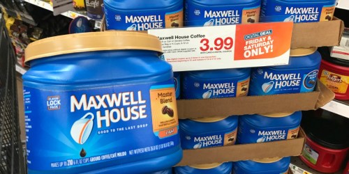 Kroger & Affiliate Shoppers: $3.99 BIG Maxwell House Coffees, $1.49 Ruffles/Tostitos, & More (4/12-4/13 Only)