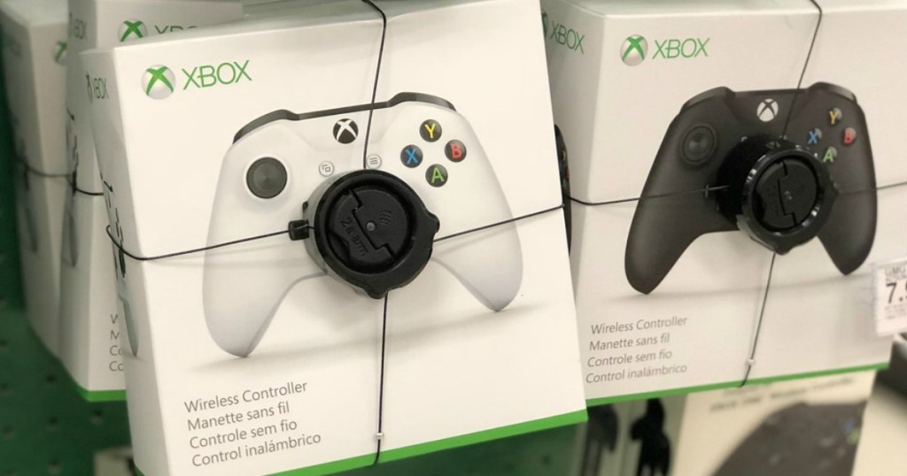 Microsoft Xbox One Controller hanging on store shelf