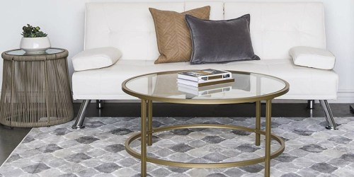 Modern Glass Coffee Table Just $69.99 Shipped