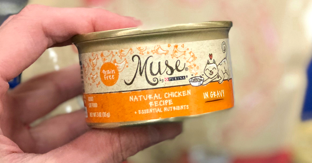 Muse wet cat food in a can that could be part of the Purina recall