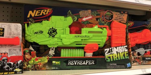 NERF Zombie Strike RevReaper Blaster Only $12 (Regularly $25)
