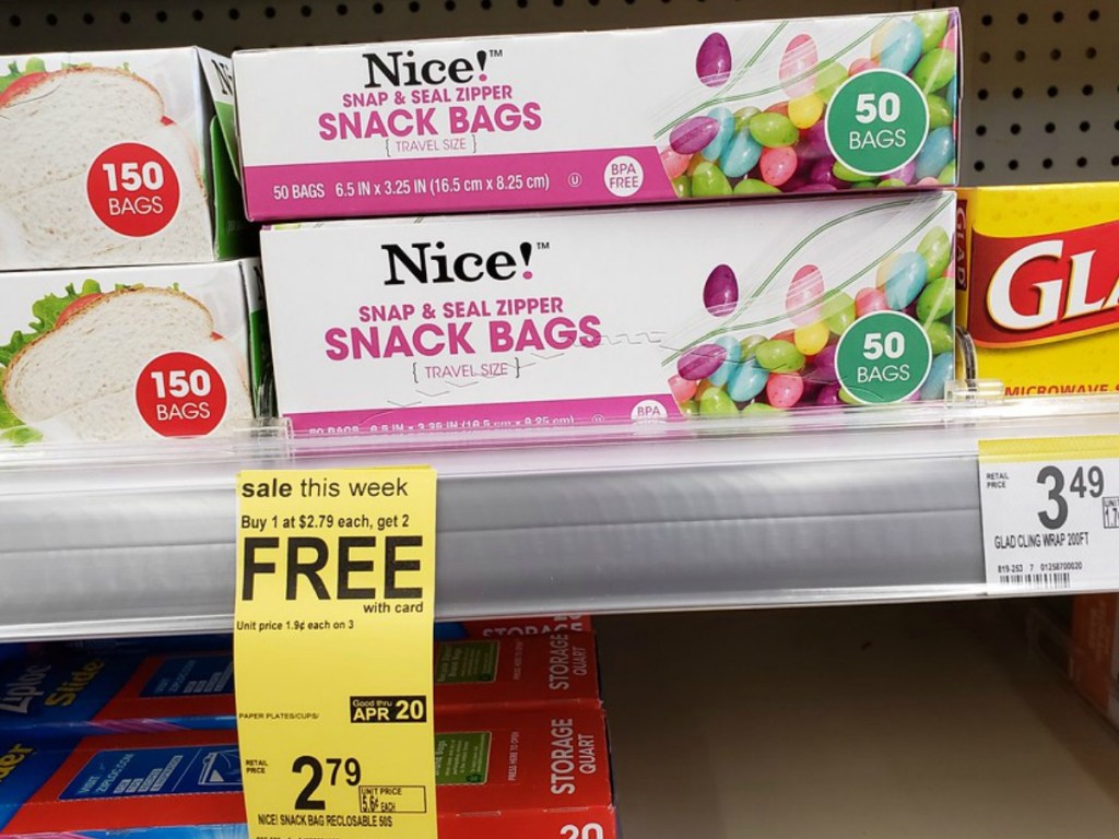 Nice! Freezer, Storage & Trash Bags Only 92¢ Per Box at Walgreens