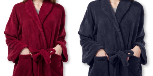 Women’s Fleece Bathrobe Only $14.72 at Amazon