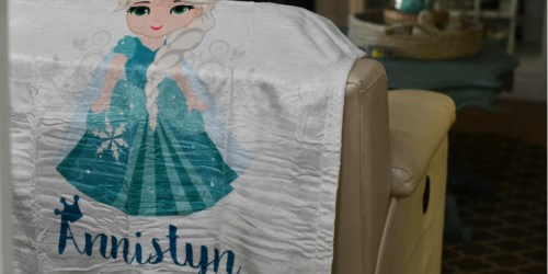Personalized Princess Plush Fleece Blanket Only $16 Shipped (Regularly $80)