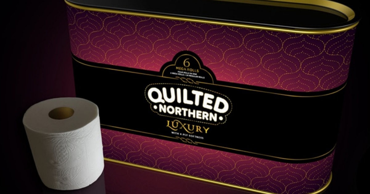 New Quilted Northern Luxury 4-Ply Toilet Paper (Promises 5-Star Your Bathroom)