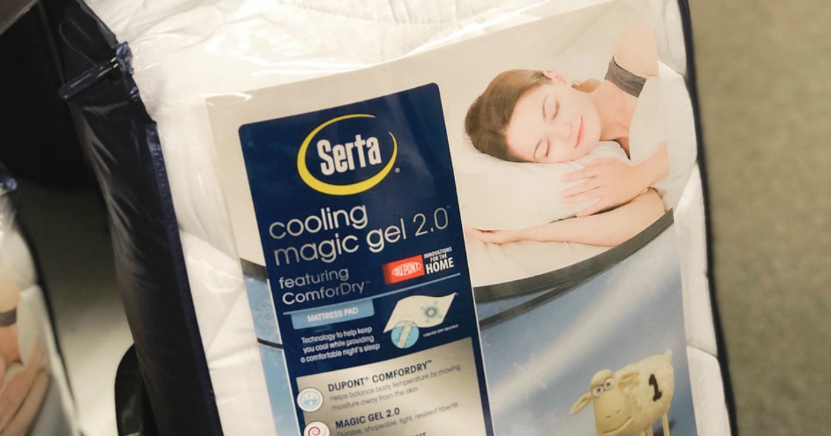 serta cooling mattress pad with fitted skirt