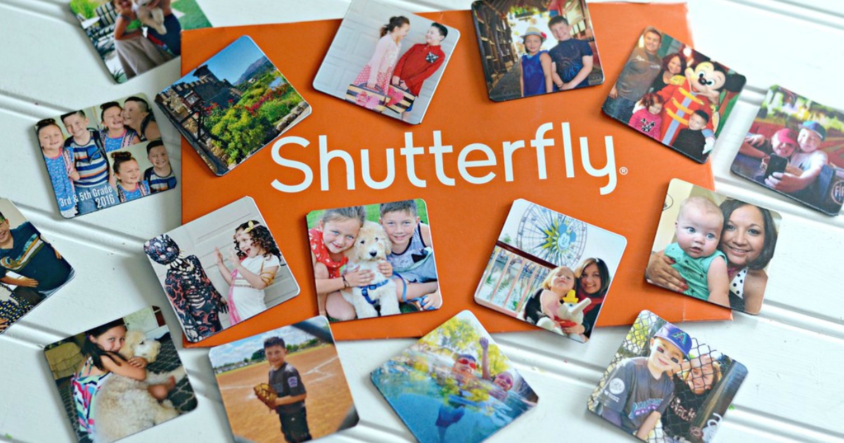 Shutterfly magnets on Shutterfly envelope