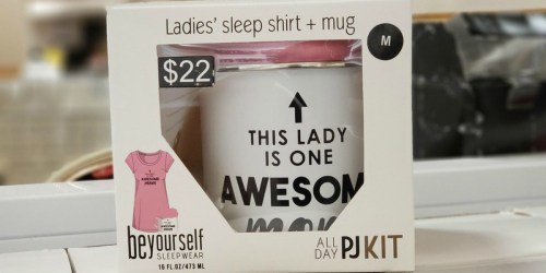 Women’s Sleep Shirt & Mug or Wine Glass Set Only $11.20 at JCPenney (Regularly $22)