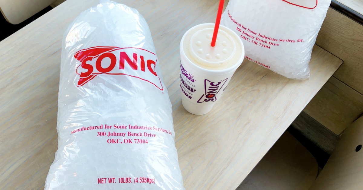 Sonic Sells Bags Of Ice For Only 2 Official Hip2save