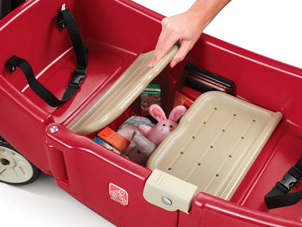 Step2 All Around Canopy Wagon storage compartments