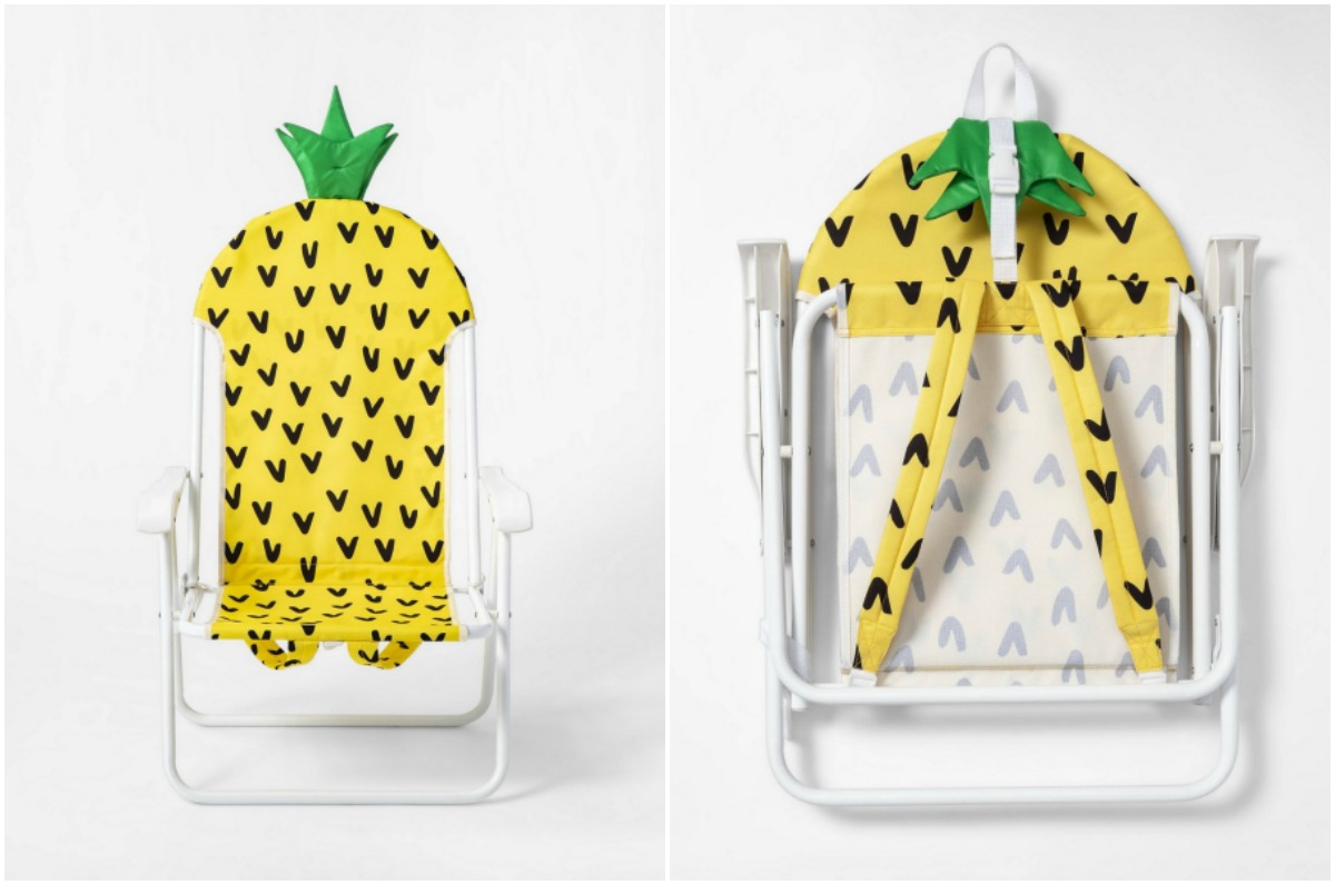 sun squad pineapple folding chair at target