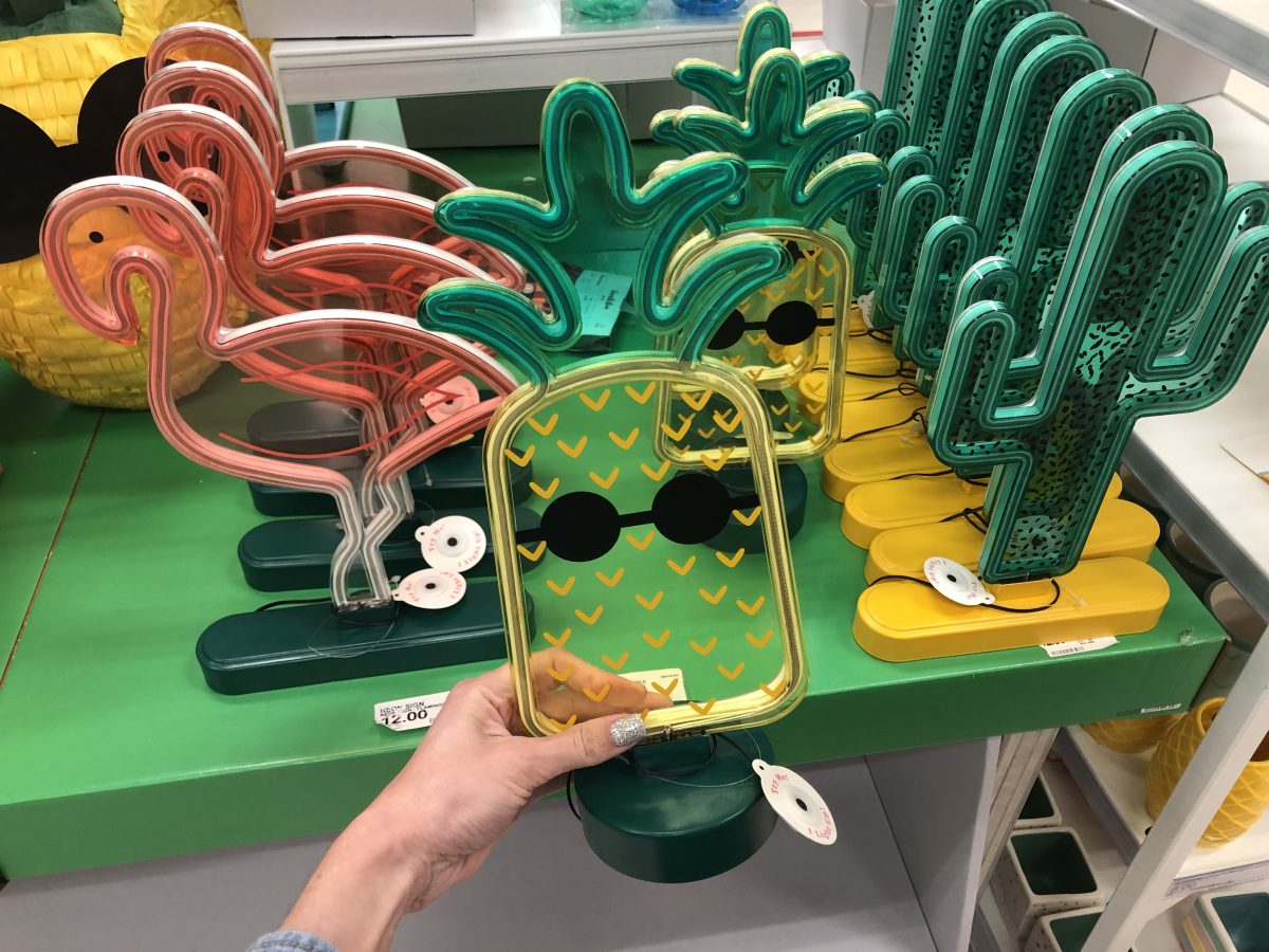 sun squad lights at target in pineapple shape