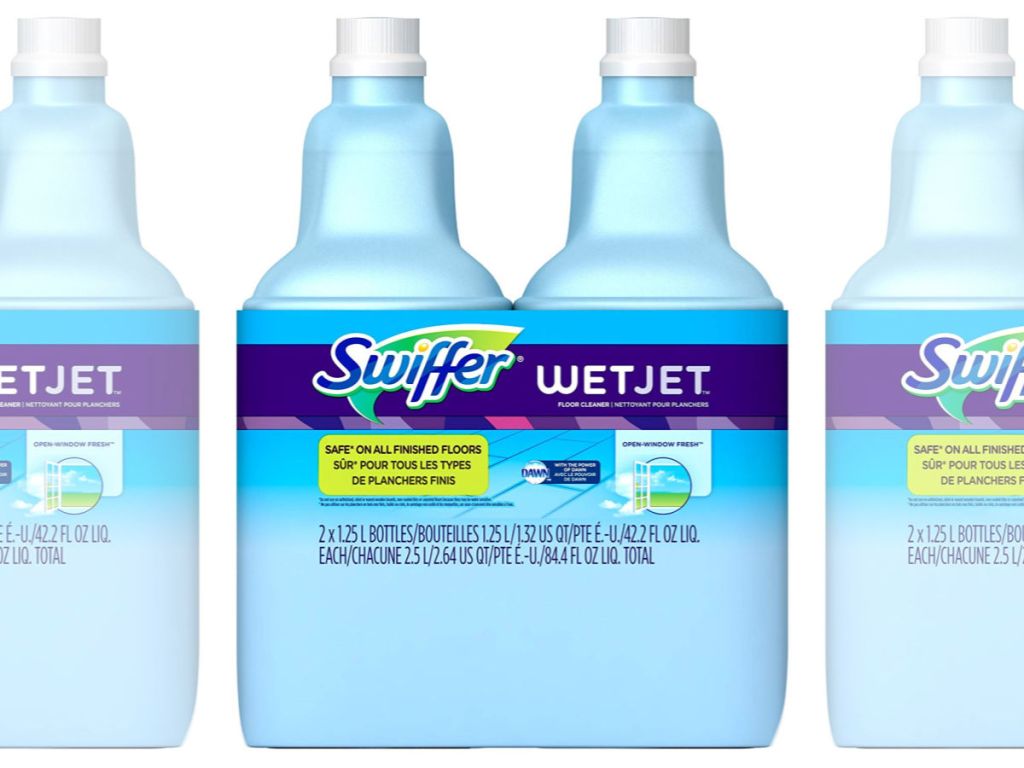 Swiffer Wetjet Cleaning Solution Refill 2-Pack Only $6.99 on Amazon ...