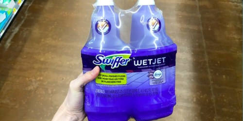 Amazon: Swiffer WetJet Cleaning Solution Refill 2-Pack Only $7 (Just $3.50 Each)