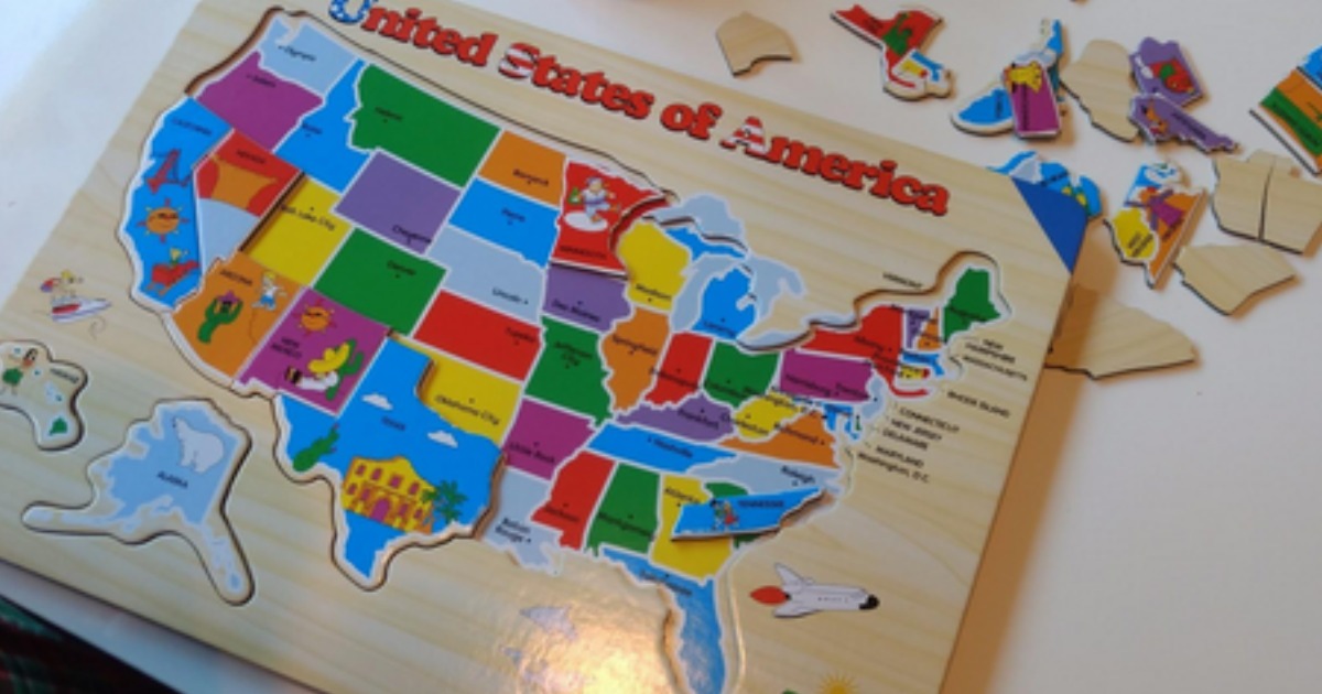 the learning journey lift and learn usa map puzzle
