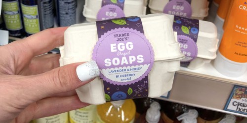 Fun Easter Finds & Yummy Desserts at Trader Joe’s (Egg Shaped Soaps, Gourmet Jelly Beans & More)