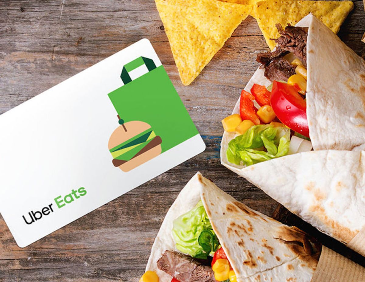 uber eats gift card with tacos