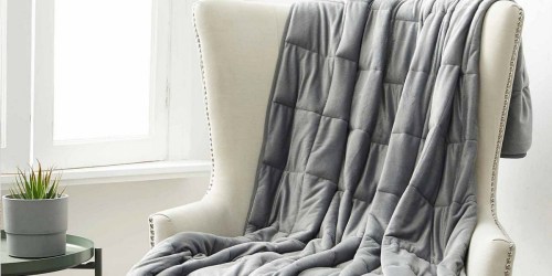 Machine Washable Weighted Blanket Only $40.98 Shipped (Available in Different Weights)