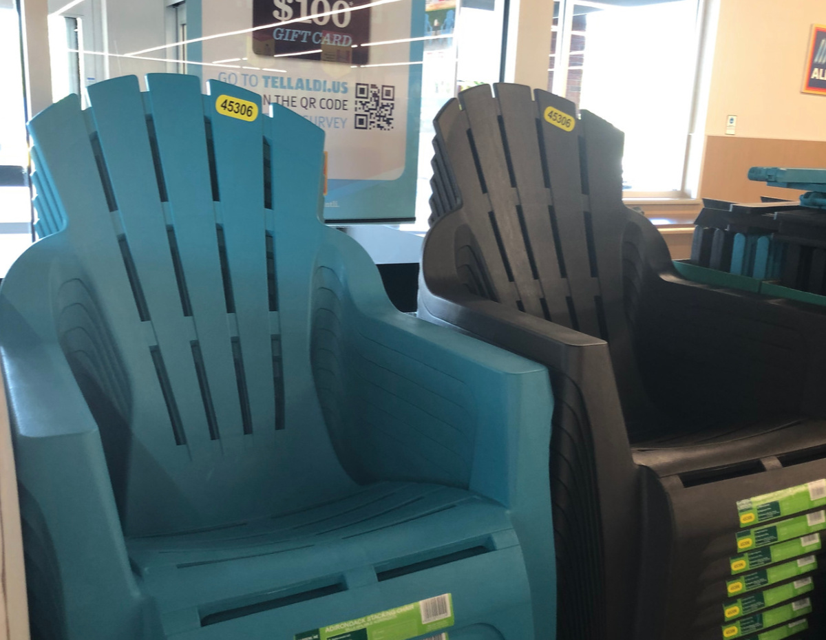 New Patio Deals at ALDI (Tabletop Fire Bowl, Adirondack Chairs & More)