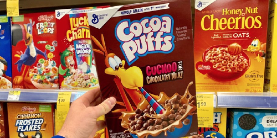 *HOT* 2 Boxes of General Mills Cereal ONLY $1.98 After Cash Back at CVS