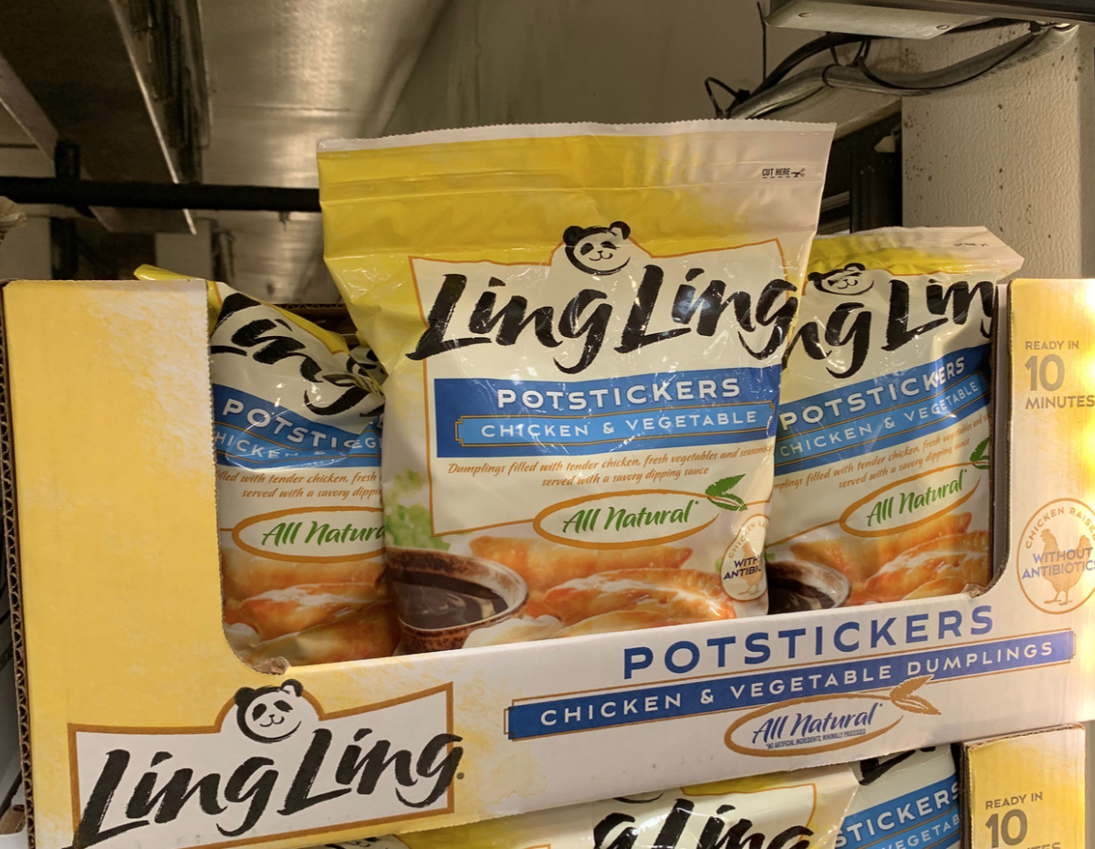 ling ling potstickers at Costco