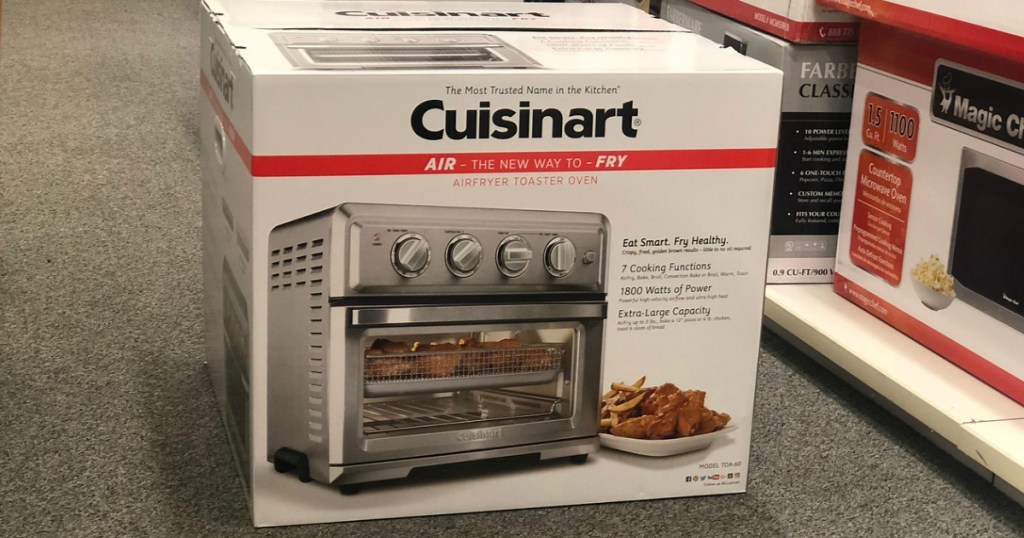 Cuisinart Air Fryer in package on store floor